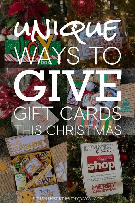 best way to send gift cards for christmas